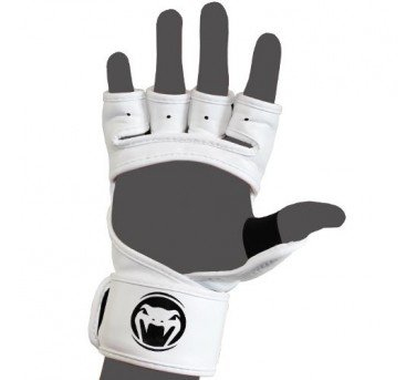 Рукавиці Venum Impact MMA Gloves Skintex Leather White фото